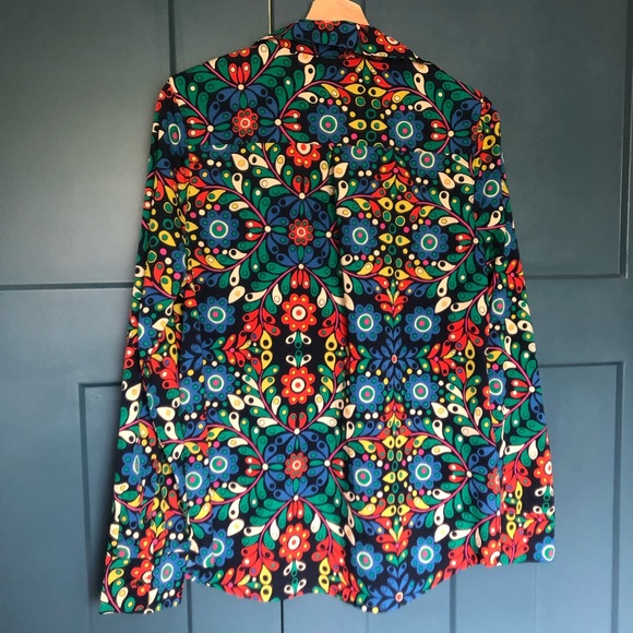 Folk art colorful blouse - Picture 3 of 5